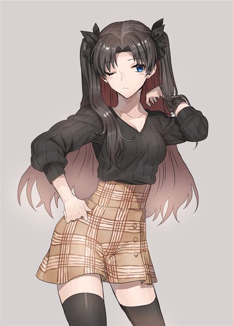 rin burberry|I always knew Rin was a Burberry girl [Fate Stay Night] .